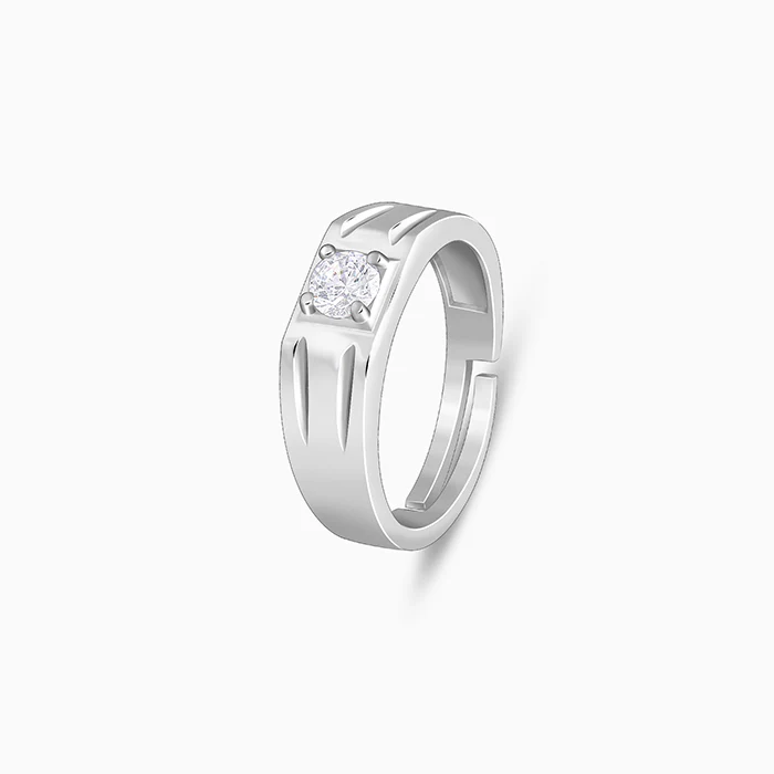 Silver Charm Away Ring For Him - Image 4
