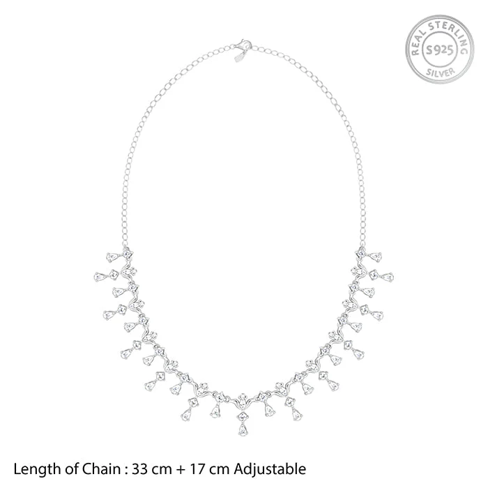 Silver Classic Beauty Necklace - Image 4