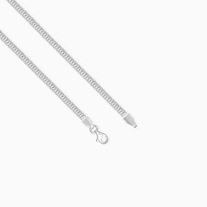 Silver Classic Style Chain For Him - Image 4