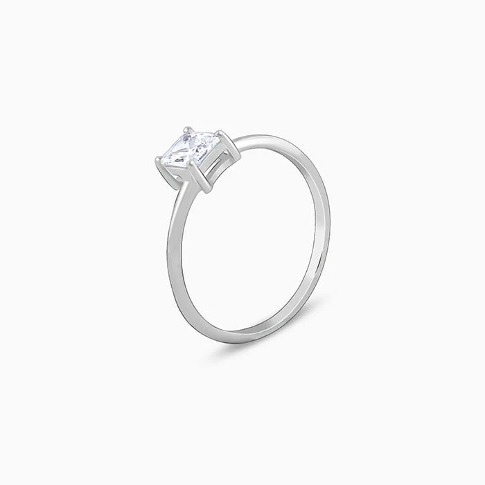 Silver Cubic Beauty Ring - Image 4