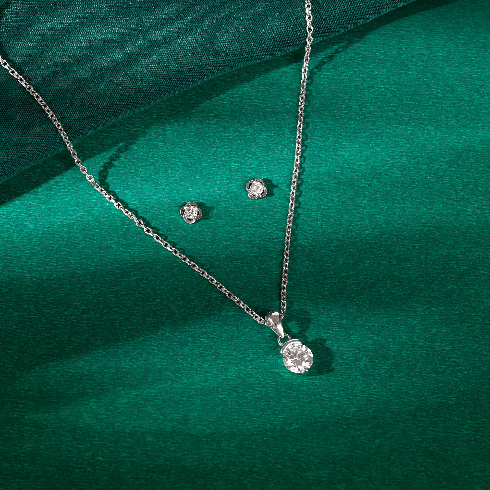 Silver Cute Zirconia Set - Image 2