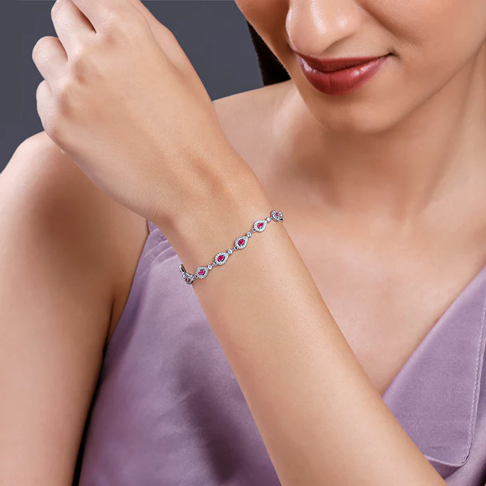 Silver Dawn Drop Bracelet - Image 3