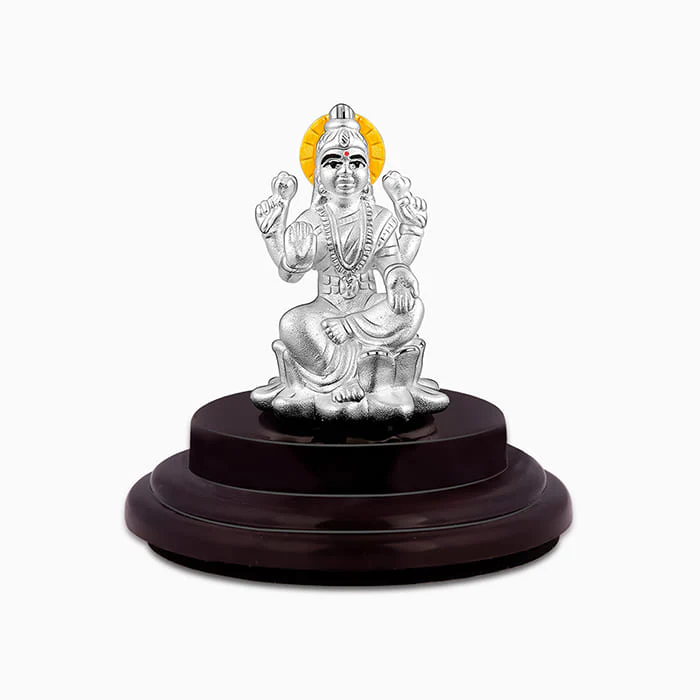 Silver Dhana Lakshmi Idol - Image 3