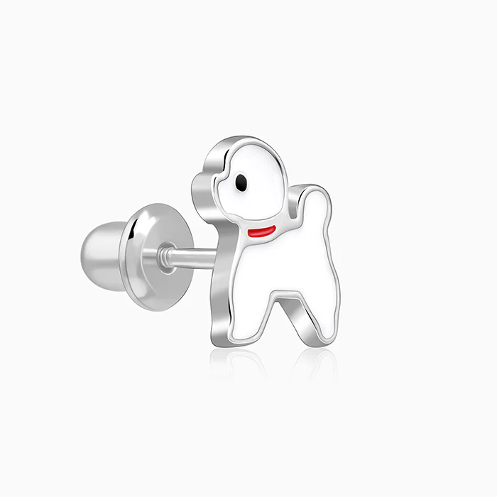 Silver Doggo Kids Pendant with Link Chain - Image 4