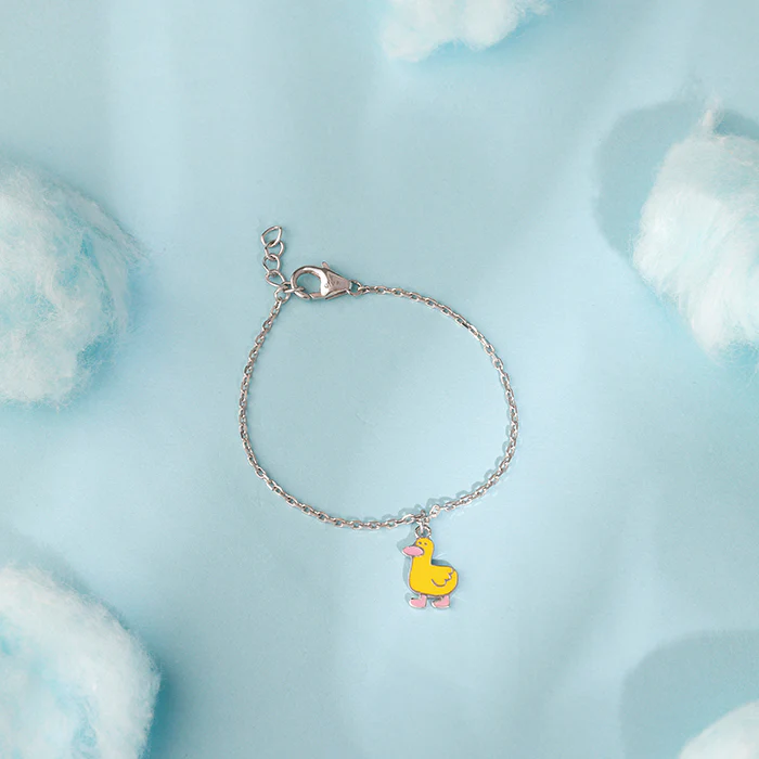 Silver Duckling Kids Bracelet (0 - 2 Years) - Image 2
