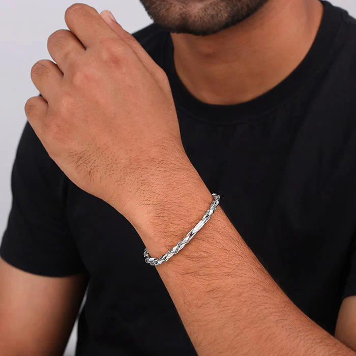 Silver Dude's Delight Bracelet For Him - Image 3