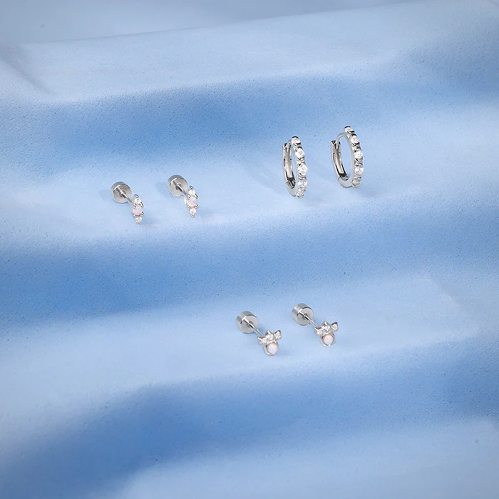 Silver Elena Piercing Set - Image 2