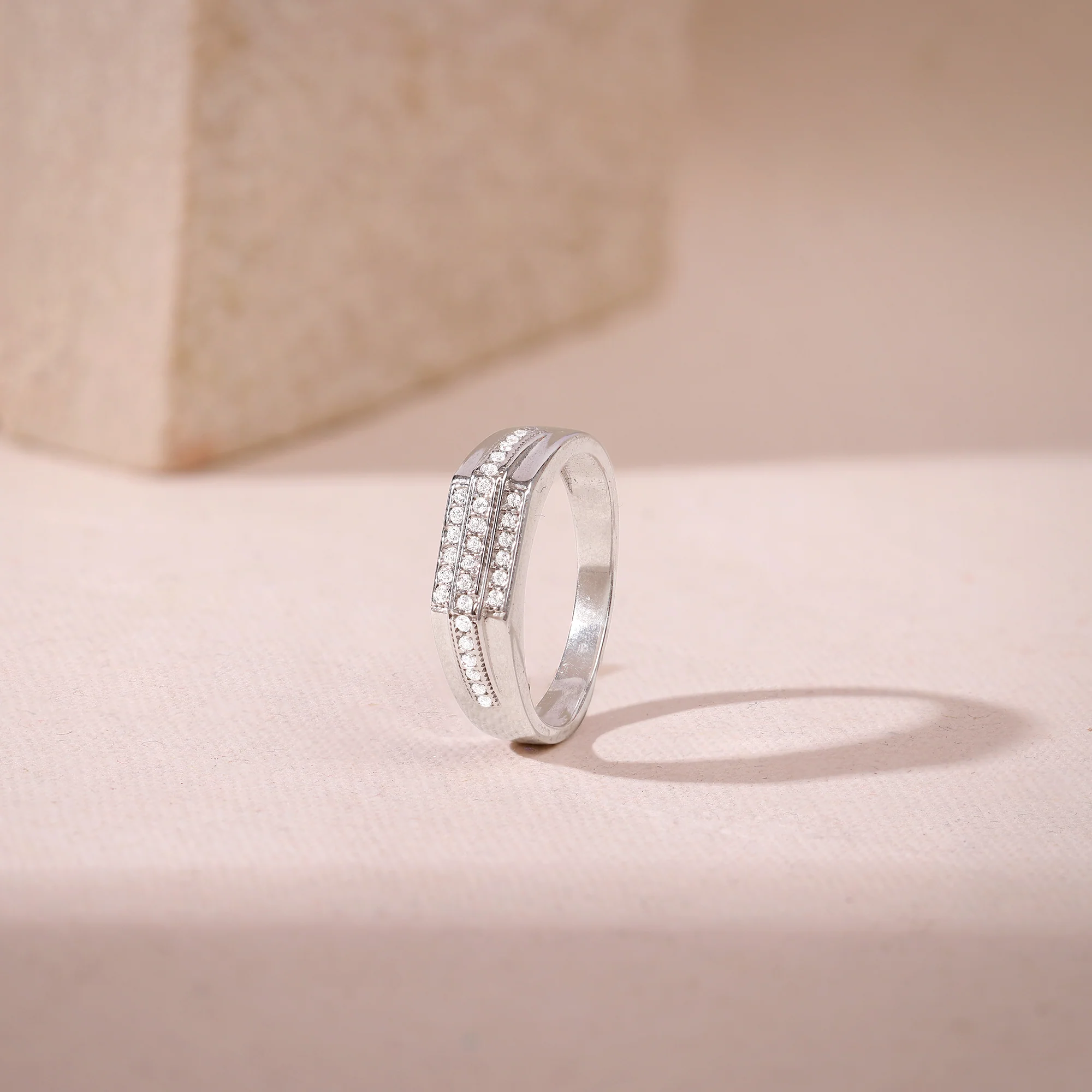 Silver Eternal Path Ring For Him - Image 2