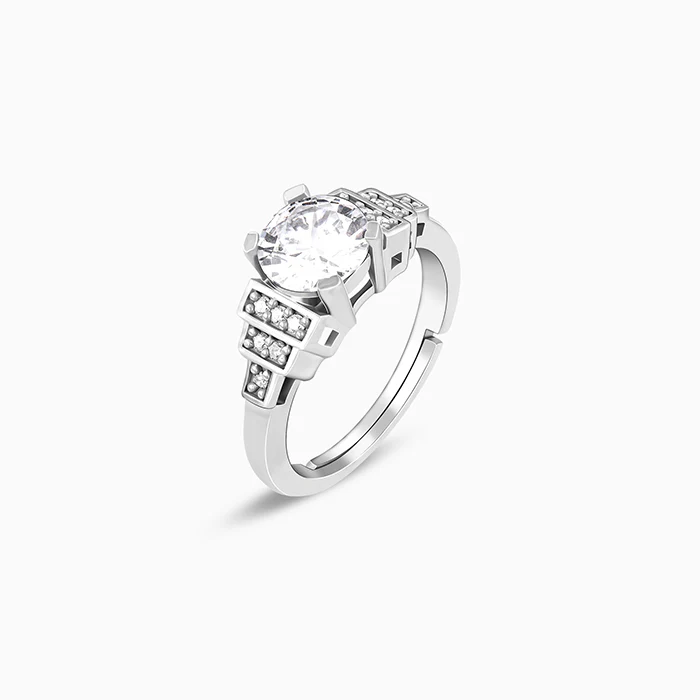 Silver Evening Glamour Ring - Image 4