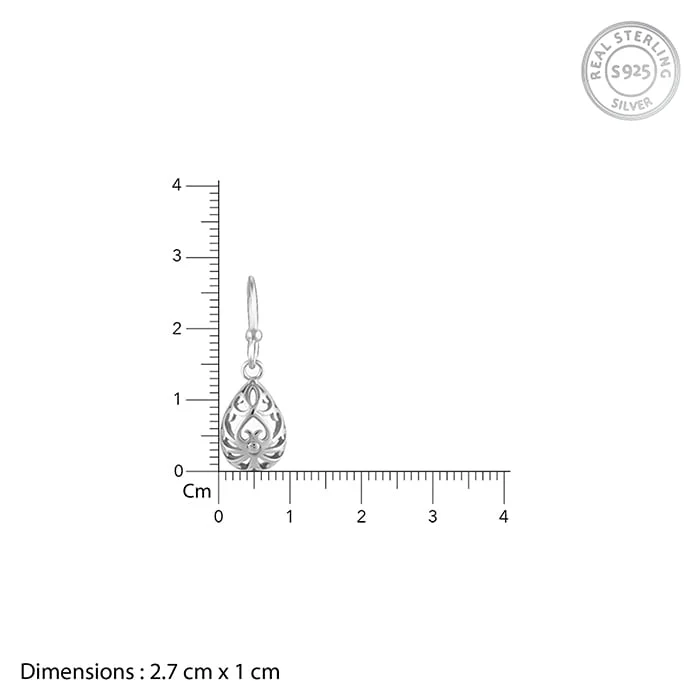 Silver Filigree Earrings - Image 5