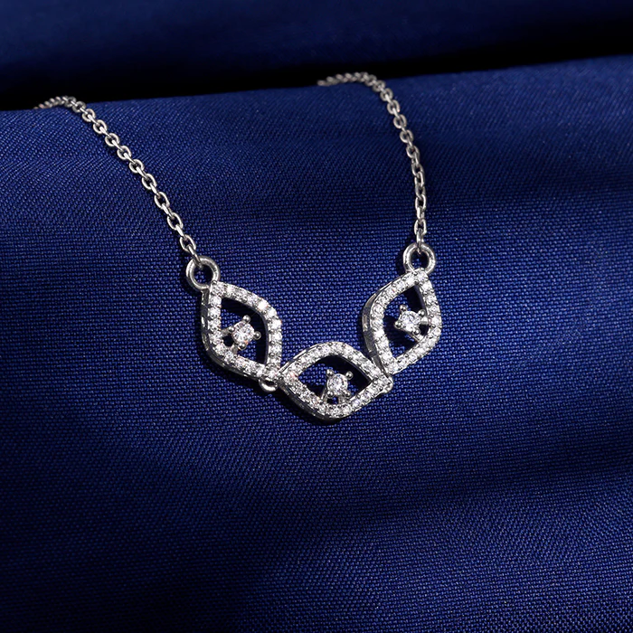 Silver First Glam Necklace - Image 2