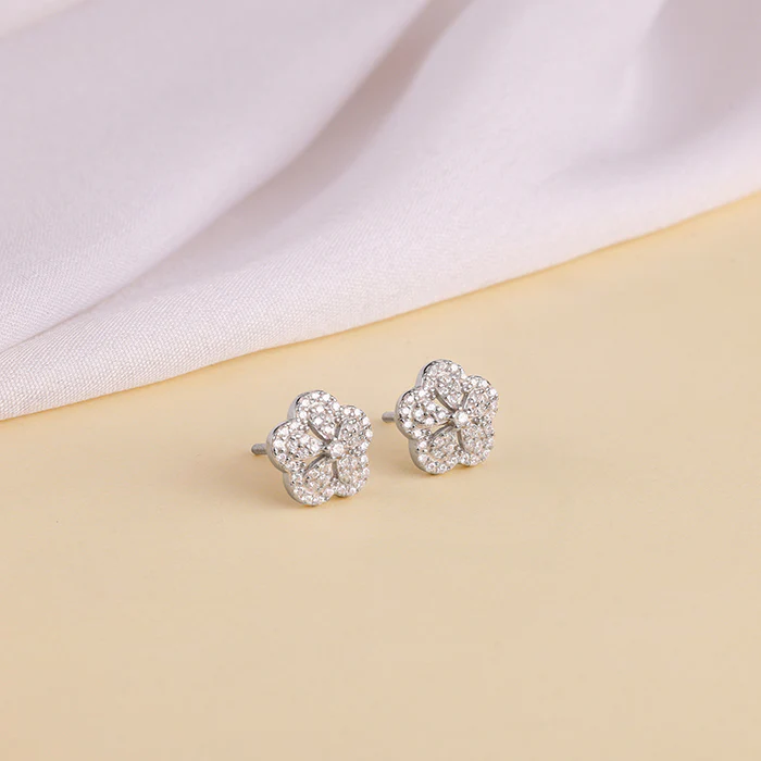 Silver Flora Fiesta Earrings - Image 2