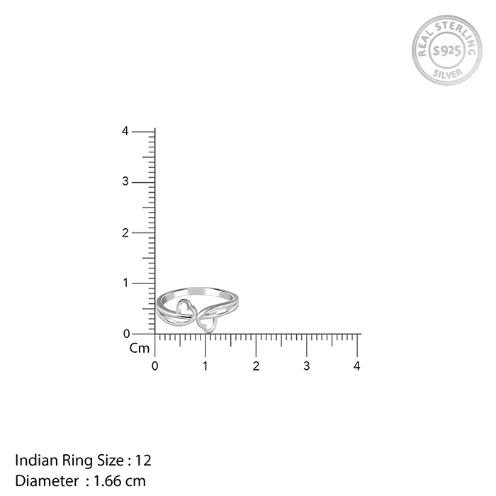 Silver Forever Knot Ring - Image 4
