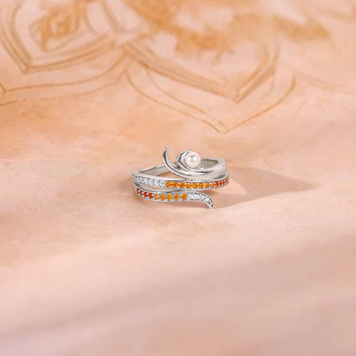 Silver Layered Gaia Ring - Image 2