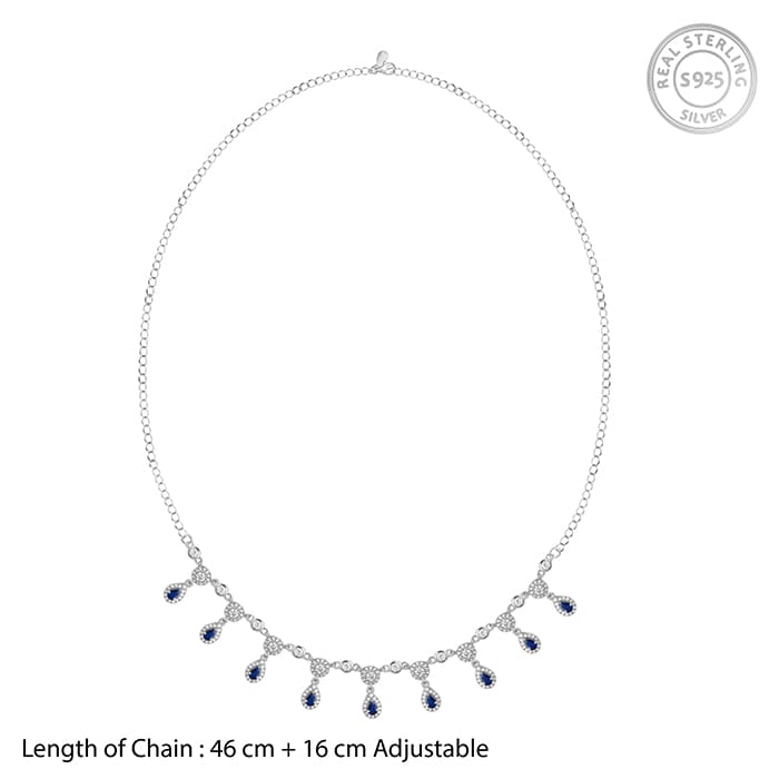 Silver Graceful Adornare Necklace - Image 4