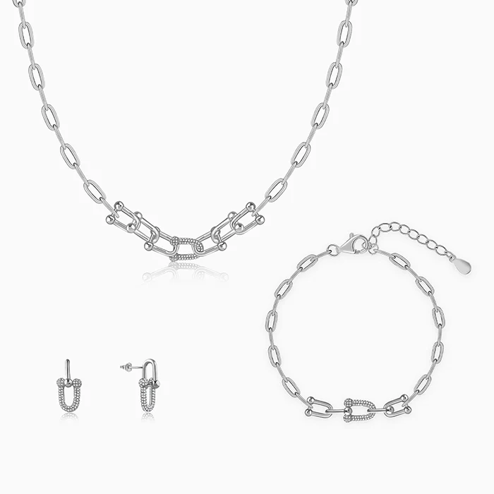 Silver Graduated Link Set of 3 - Image 3