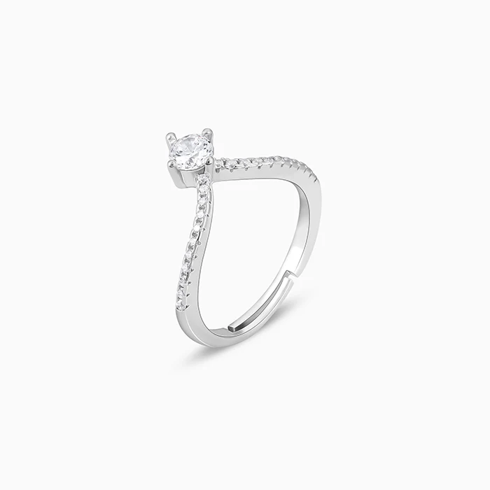 Silver Groovy Vanki Ring - Image 4