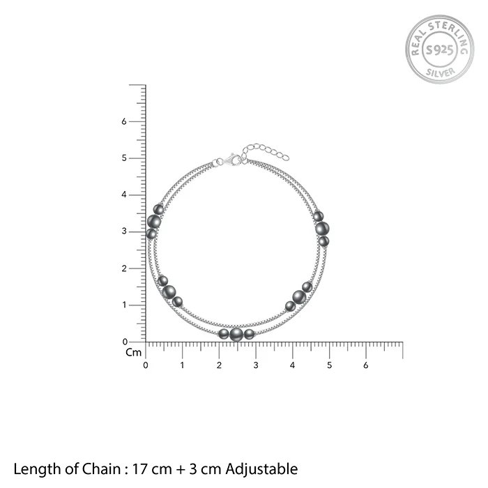 Silver Hailee Pearl Bracelet - Image 4