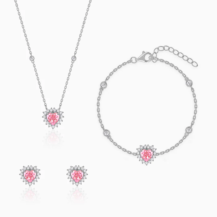 Silver Heart of Light Set of 3 - Image 3