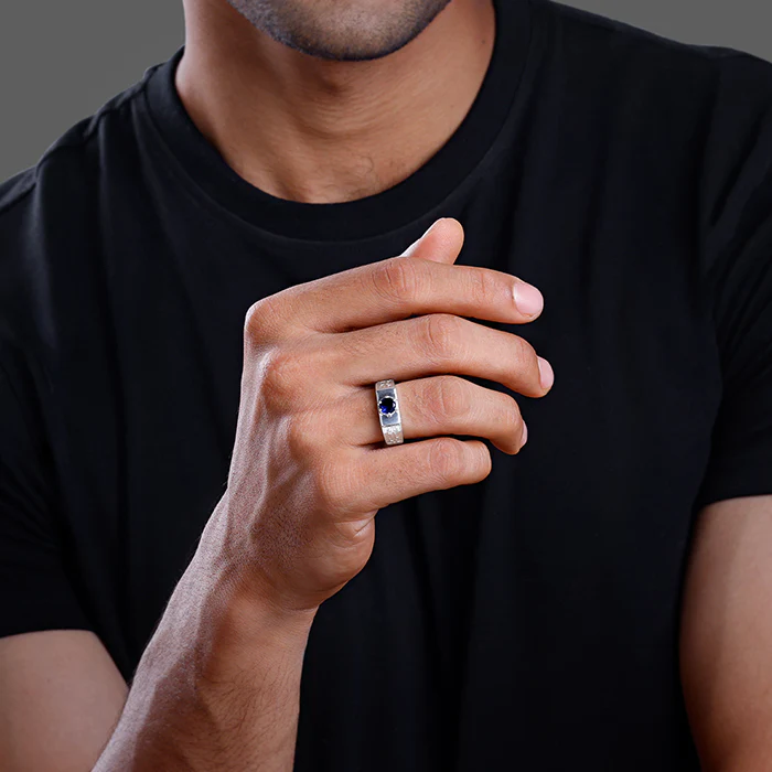 Silver Imperial Brilliance Ring For Him - Image 3