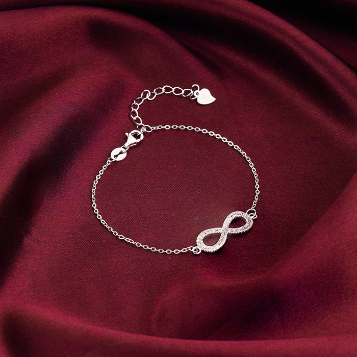 Silver Endless Bracelet - Image 2