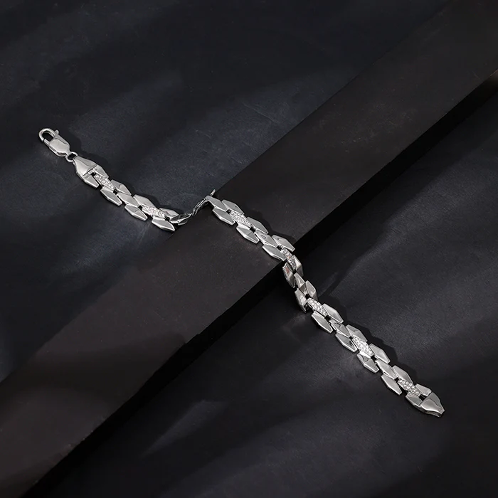 Silver Intellectual Bracelet For Him - Image 2