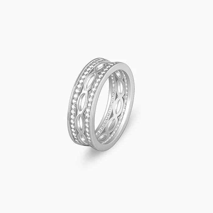 Silver Jali Ring - Image 4