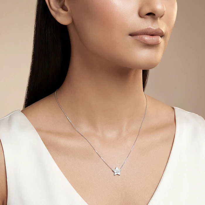Silver Joy Star Necklace - Image 3
