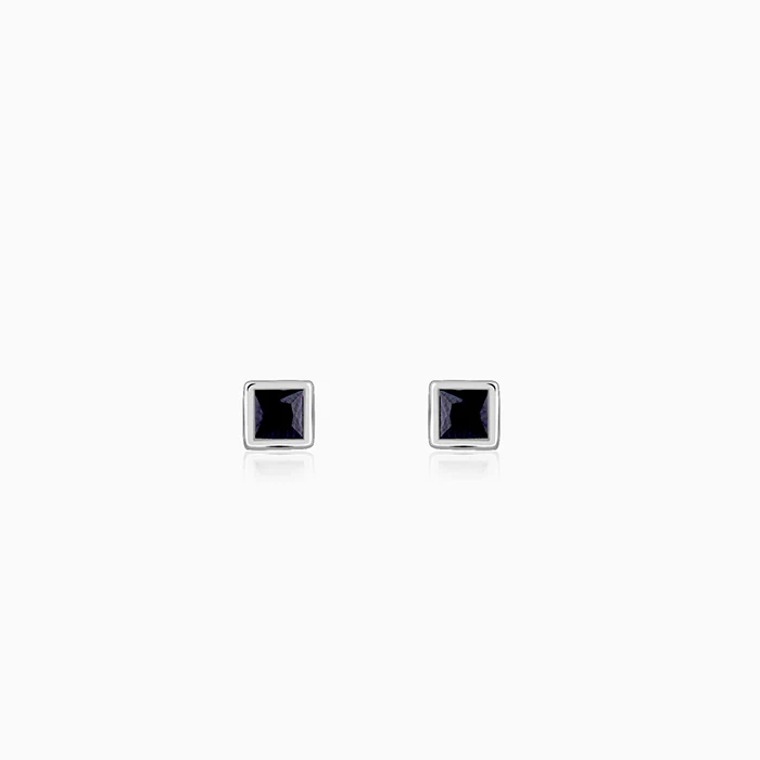 Silver Kinda Cube Stud For Him - Image 6
