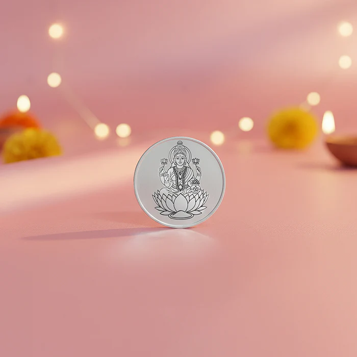 Silver Lakshmi Coin - (10g) - Image 2