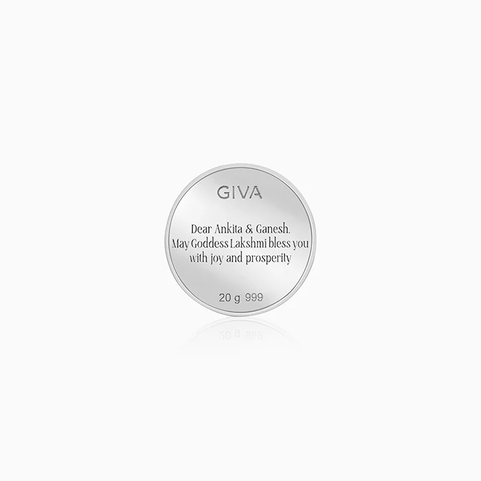 Silver Lakshmi Coin - (20g) - Image 3