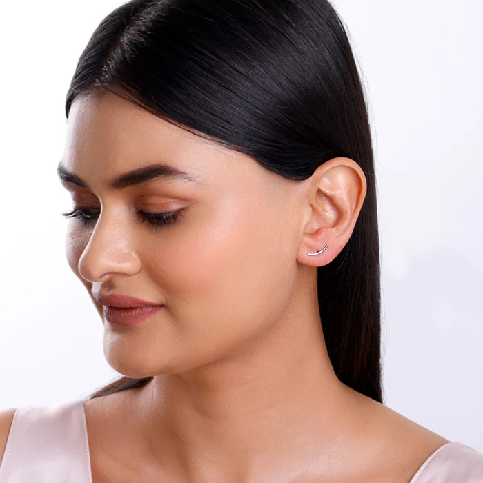 Silver Lex Ear Piercings - Image 3