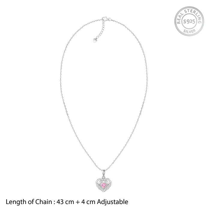 Silver Lovelight Pendant With Link Chain - Image 6