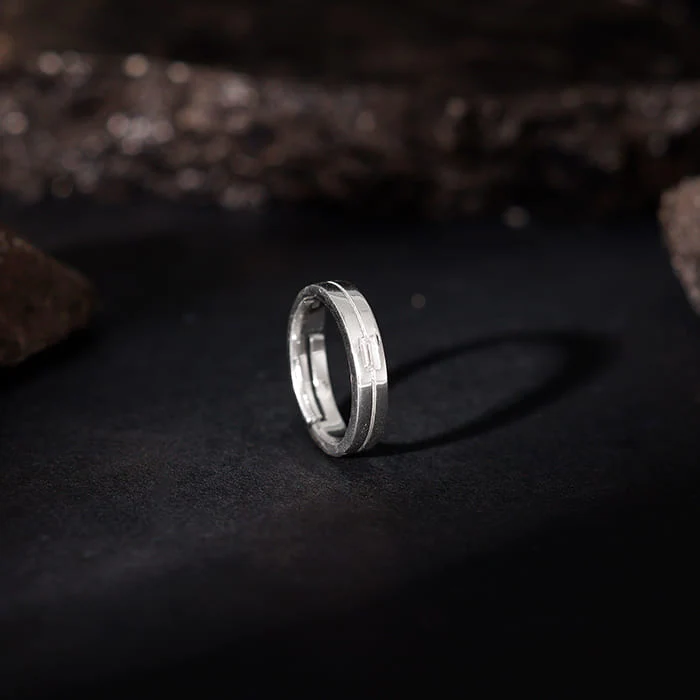 Silver Majesty Band For Him - Image 2