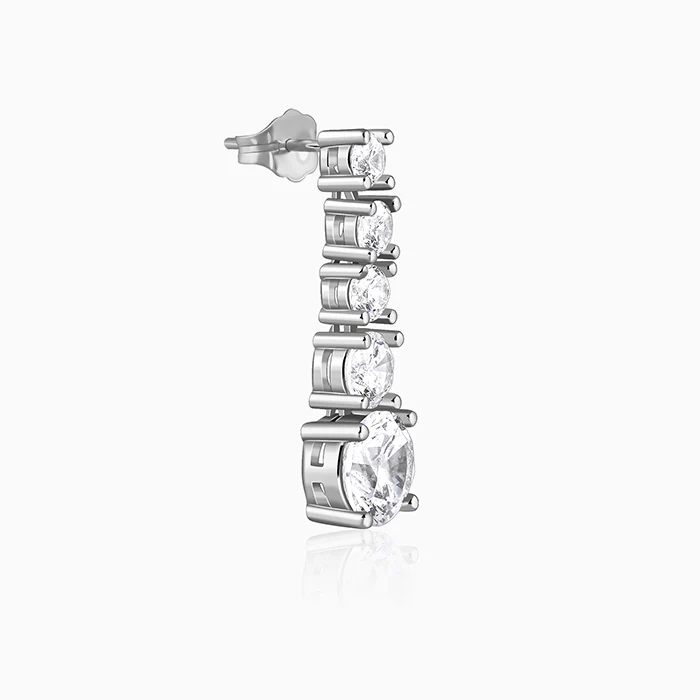 Silver Medici Earrings - Image 4