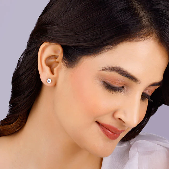 Silver Memorable Zircon Earrings - Image 3