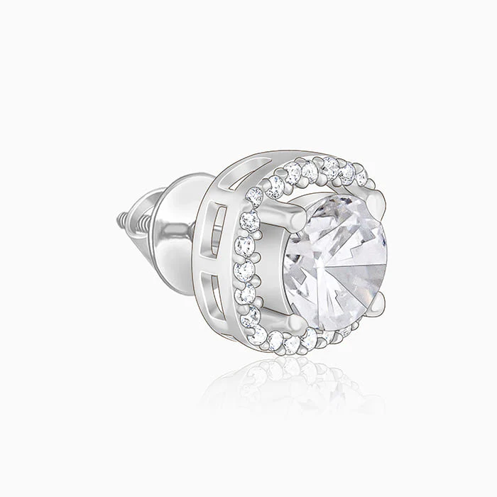 Silver Memorable Zircon Earrings - Image 4