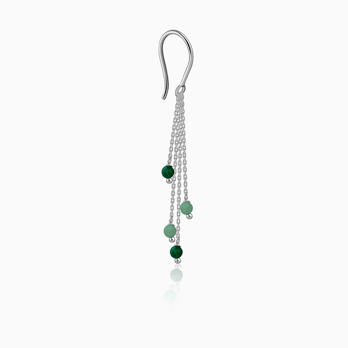 Silver Meridian Dangler Earrings - Image 4