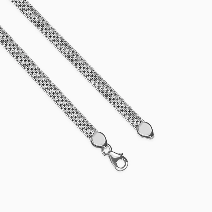 Silver Mesh Chain for Him - Image 4