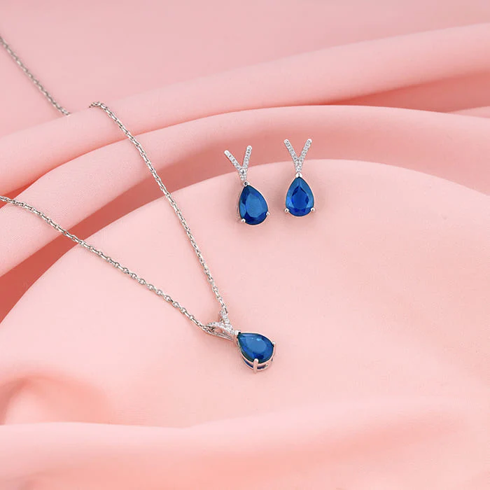 Silver Midnight Blue Set - Image 2