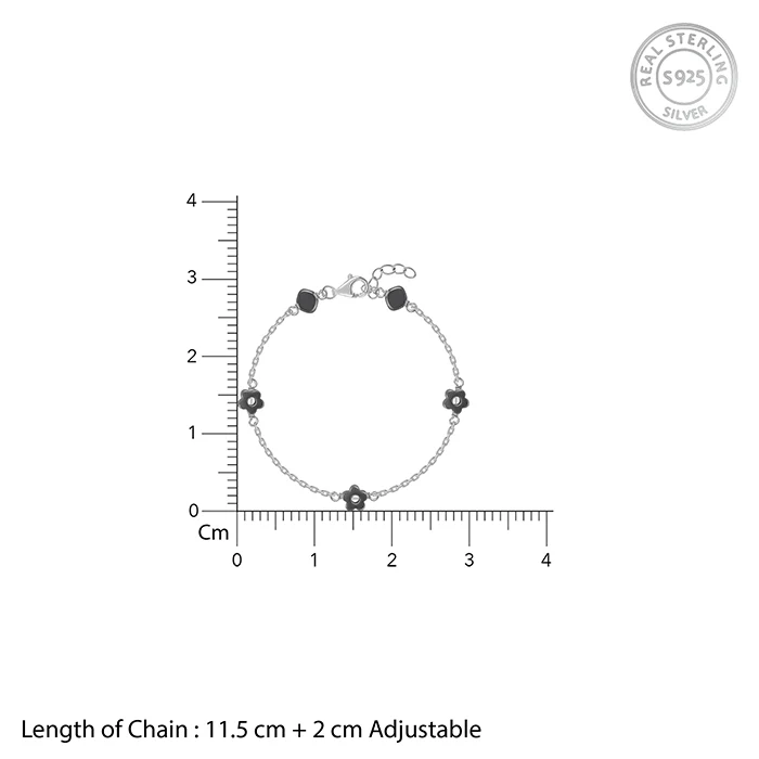 Silver Mini Meadow Kids Bracelet (0 - 2 Years) - Image 4