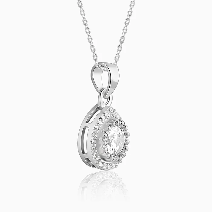 Silver Mirth Pendant With Link Chain - Image 4
