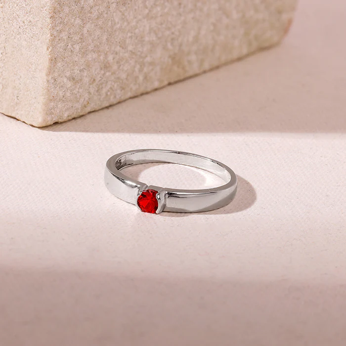 Silver Modern Mystic Ring For Him - Image 2