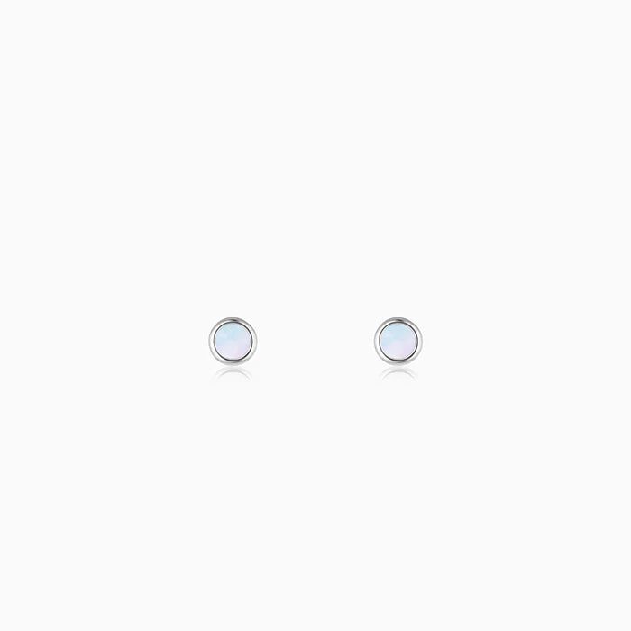 Silver Moonlet Stud For Him - Image 3