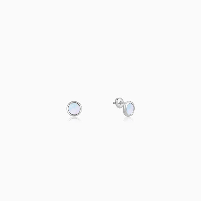 Silver Moonlet Stud For Him - Image 6