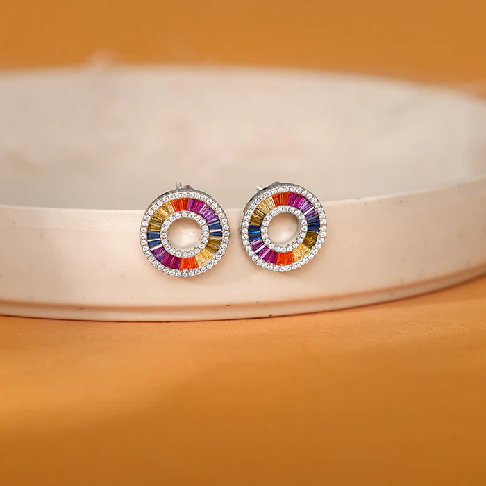 Silver Orb of Grace Earrings - Image 2