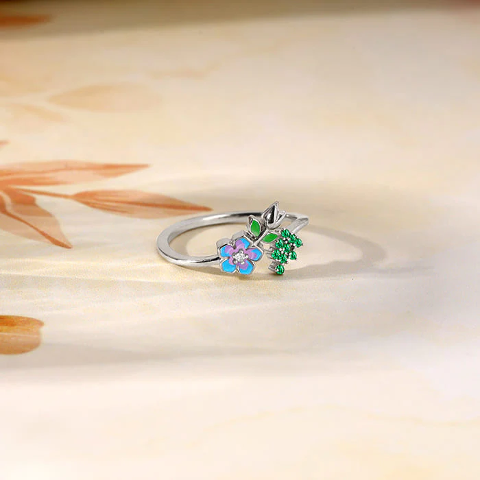 Silver Nectar Love Ring - Image 2