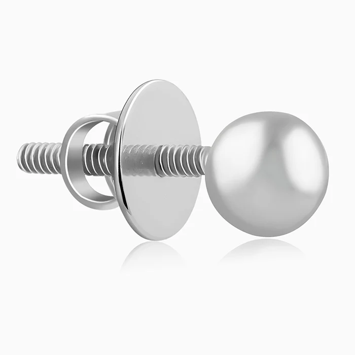 Silver Opulent Stud For Him - Image 5