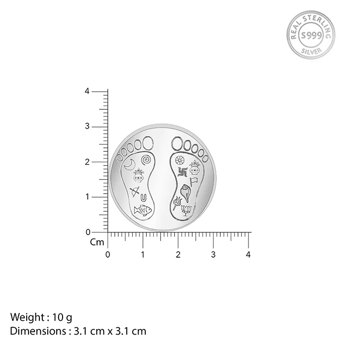 Silver Padam Coin - (10g) - Image 4