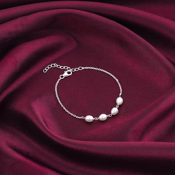 Silver Pearl Glance Bracelet - Image 2
